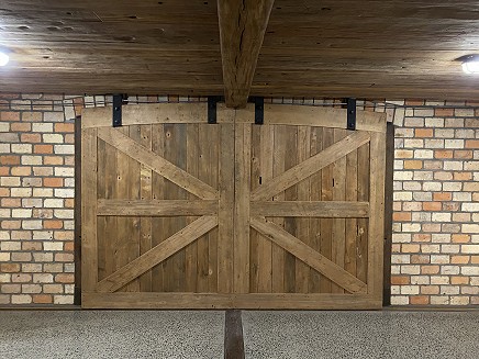 Hardwood Garage Door